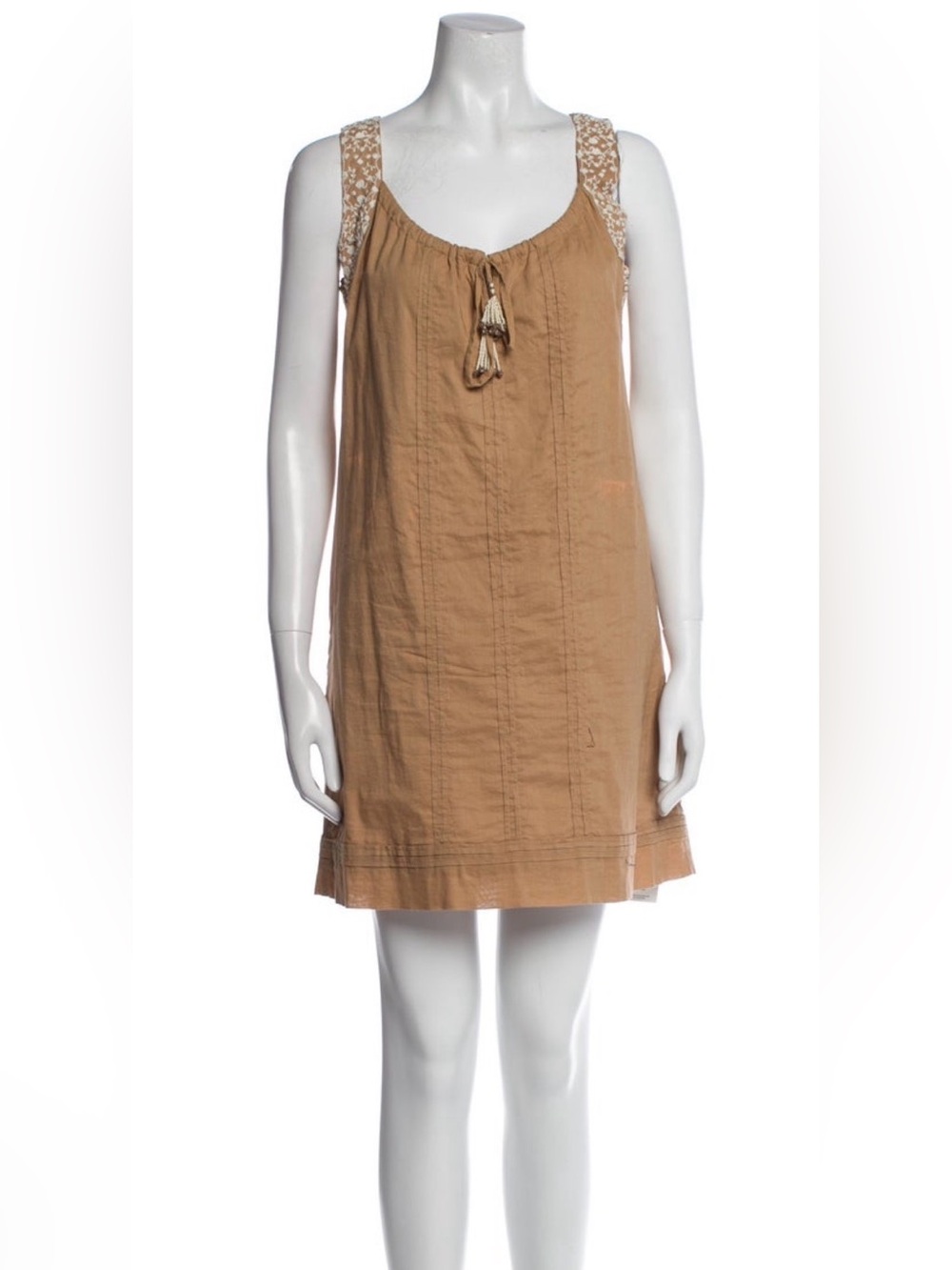 Calypso St. Barth Island Shift Dress 100% Cotton Coastal Size xs